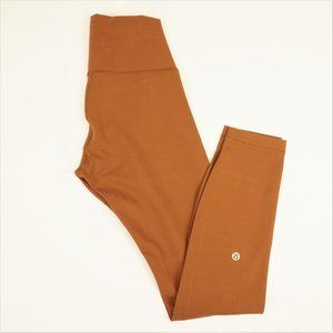 New with Tags Women's Lululemon Wunder Train HR Tight 25" in Brown LW5CQDS